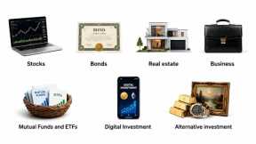 7 TYPES OF INVESTMENTS EXPLAINED IN 3 MINUTES (BEGINNERS GUIDE) 