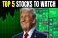 TOP 5 STOCKS TO WATCH THIS WEEK AS