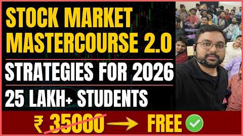 Stock Market Course 2.0 | 2026 Multibaggers | Entry/Exit Strategies | Fundamental & Technicals
