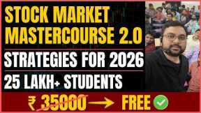 Stock Market Course 2.0 | 2026 Multibaggers | Entry/Exit Strategies | Fundamental & Technicals