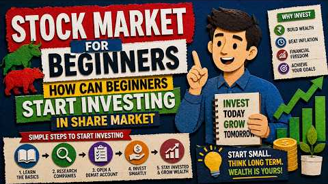 Stock Market For Beginners | How can Beginners Start Investing in Share Market