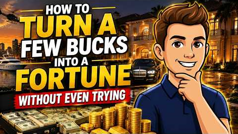 How To Turn A Few Bucks Into A Fortune (Passive Income Strategy for Beginners)