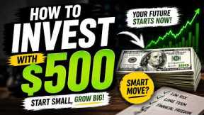 How to Invest with $500 (Beginner’s Guide 2026) 💸 | Turn $500 into Passive Income#investment #money