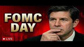 🔴RETAIL SALES DATA 8:30AM, FOMC DAY, SPACEX, BTC & GOLD CORRECTION! | LIVE TRADING