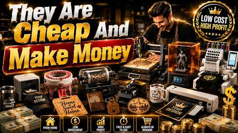 15 Cheap Mini Machines to Make Money  from Home | Profitable Business