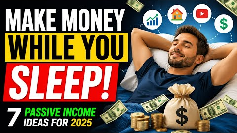 7 Best Passive Income Ideas for 2026💰 Make Money While You Sleep! | Beginner's Guide #usa #trending