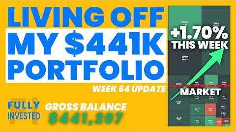 Living Off My $441K Margin Portfolio: Week 64 Robinhood Update