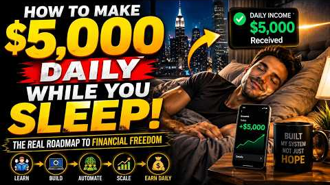 MAKE $5,000 A DAY WHILE YOU SLEEP | PASSIVE INCOME EXPLAINED