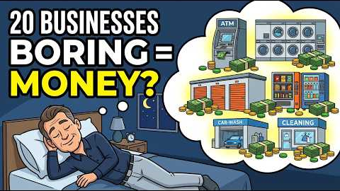20 BORING BUSINESSES That Make Money While You Sleep
